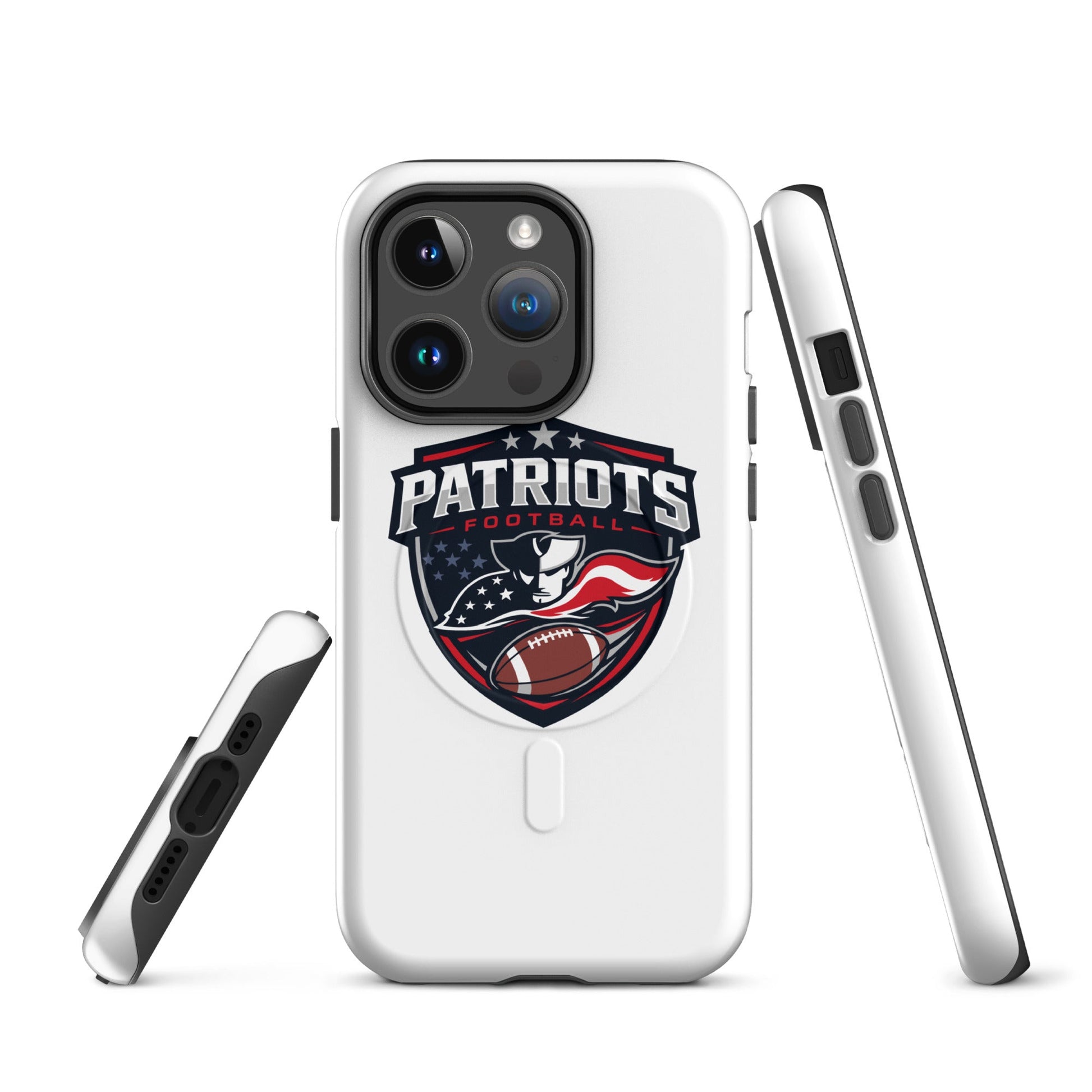 Magsafe Tough Case for iPhone | LFMS Athletics | Patriots Football Logo
