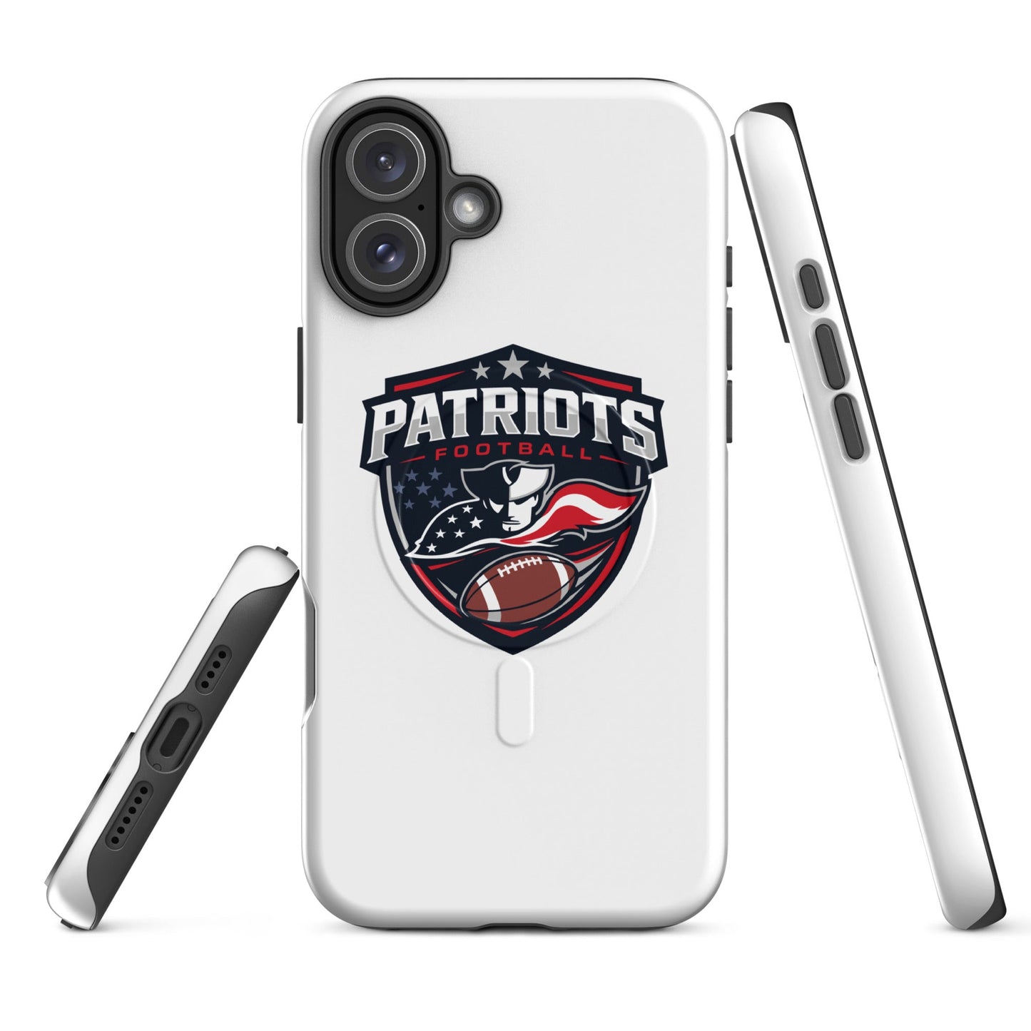 Magsafe Tough Case for iPhone | LFMS Athletics | Patriots Football Logo