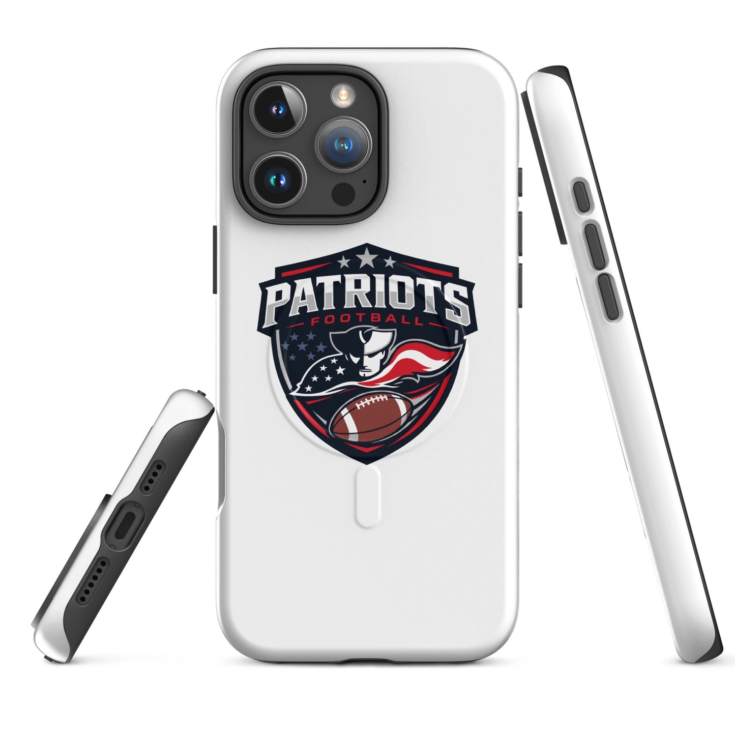 Magsafe Tough Case for iPhone | LFMS Athletics | Patriots Football Logo