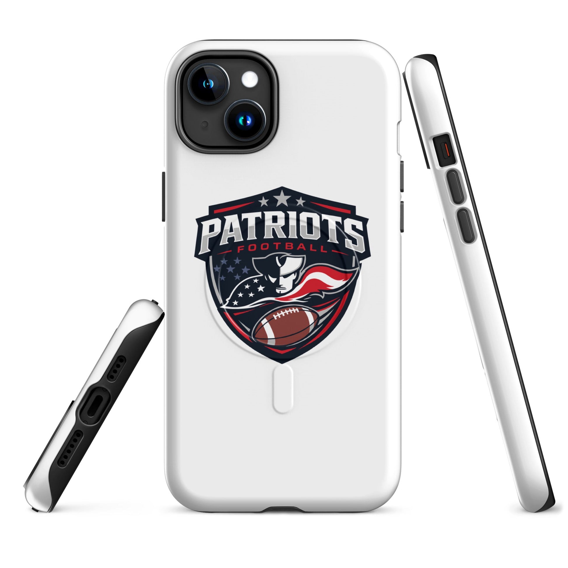 Magsafe Tough Case for iPhone | LFMS Athletics | Patriots Football Logo