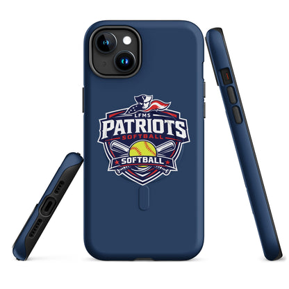 Magsafe Tough Case for iPhone | LFMS Athletics | Patriots Softball Logo