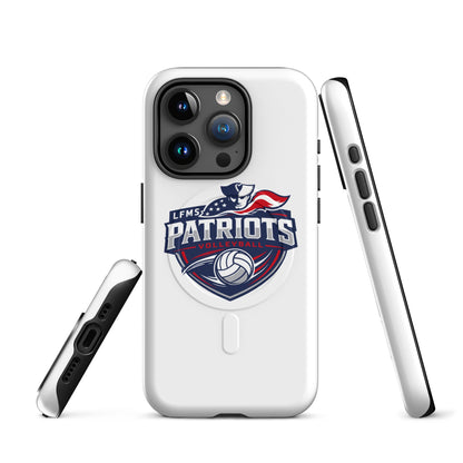 Magsafe Tough Case for iPhone | LFMS Athletics | Patriots Volleyball Logo