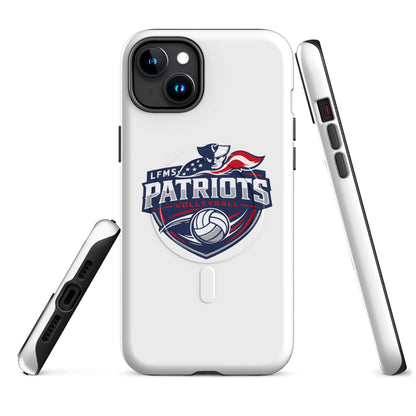 Magsafe Tough Case for iPhone | LFMS Athletics | Patriots Volleyball Logo