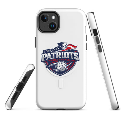 Magsafe Tough Case for iPhone | LFMS Athletics | Patriots Volleyball Logo