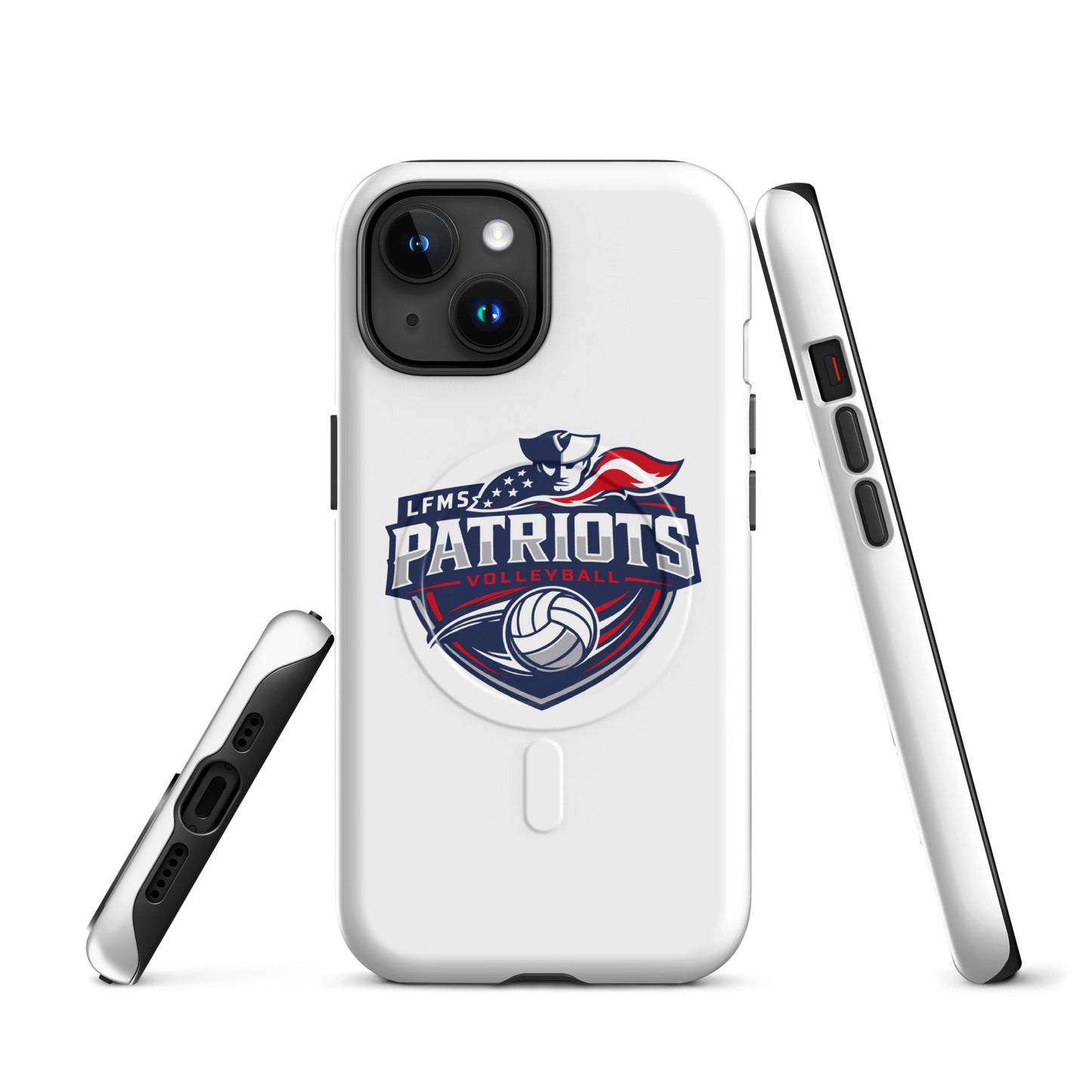 Magsafe Tough Case for iPhone | LFMS Athletics | Patriots Volleyball Logo