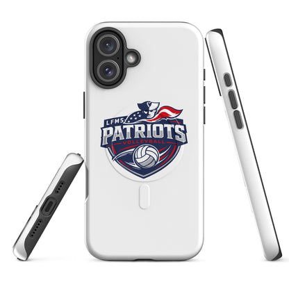 Magsafe Tough Case for iPhone | LFMS Athletics | Patriots Volleyball Logo