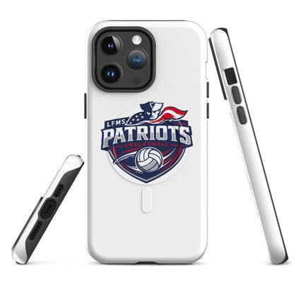 Magsafe Tough Case for iPhone | LFMS Athletics | Patriots Volleyball Logo