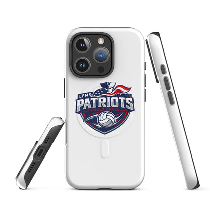 Magsafe Tough Case for iPhone | LFMS Athletics | Patriots Volleyball Logo