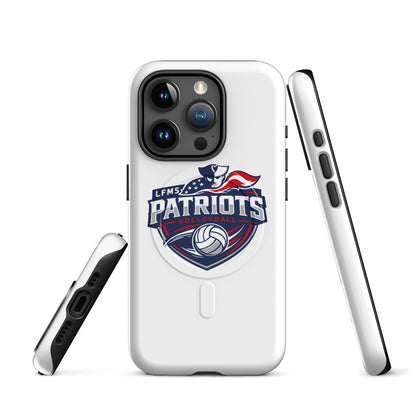 Magsafe Tough Case for iPhone | LFMS Athletics | Patriots Volleyball Logo