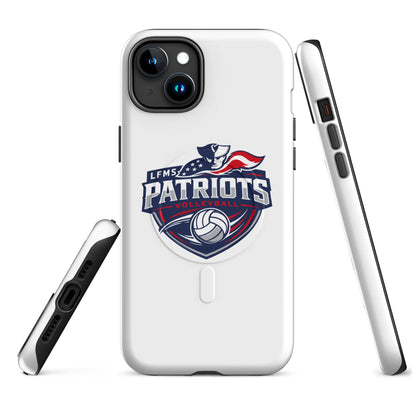 Magsafe Tough Case for iPhone | LFMS Athletics | Patriots Volleyball Logo