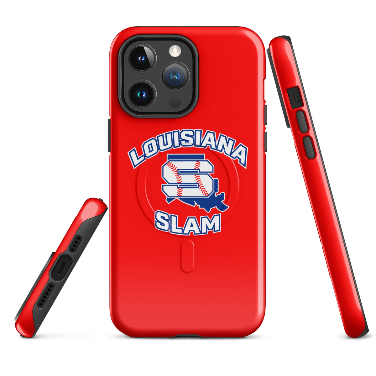 Magsafe Tough Case for iPhone | Louisiana Slam Baseball | Emblem Logo