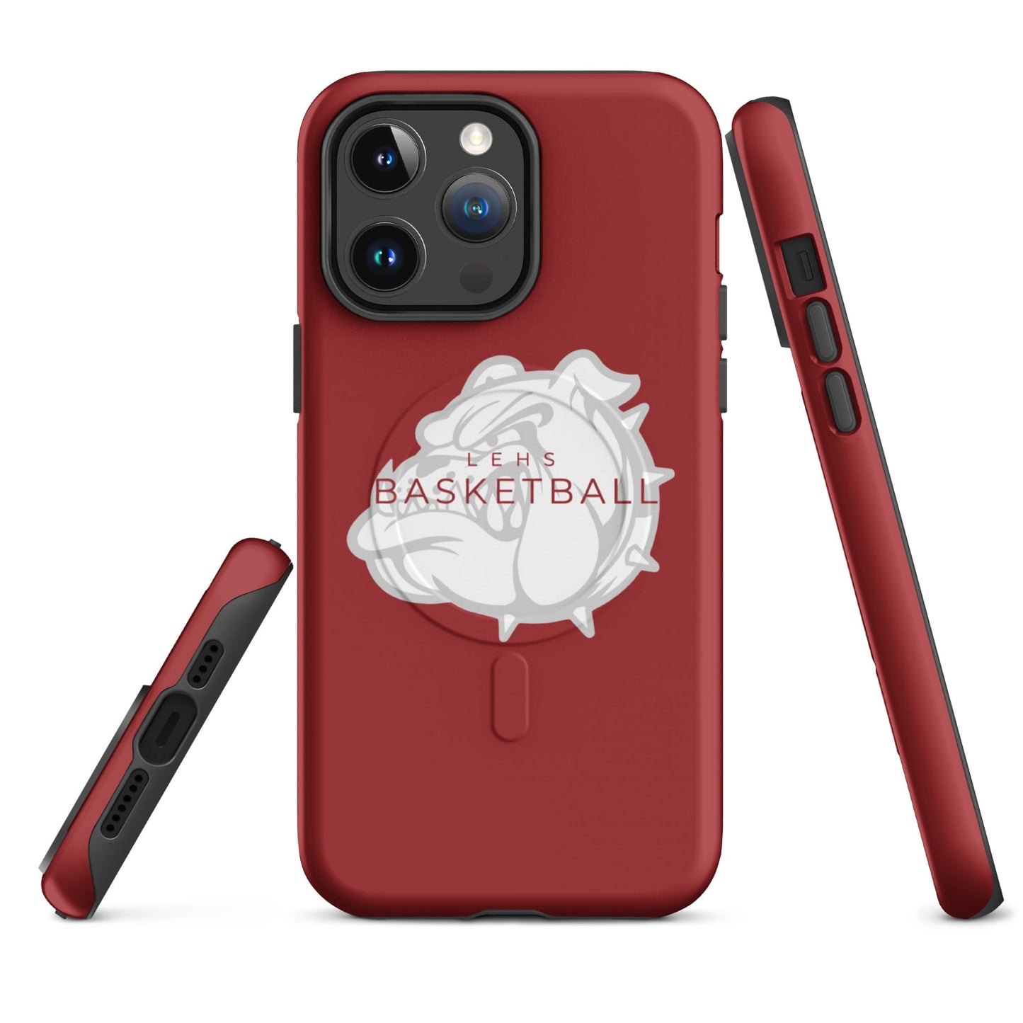 Magsafe Tough Case for iPhone | Lynn English Cheerleading | Bulldogs Basketball Logo