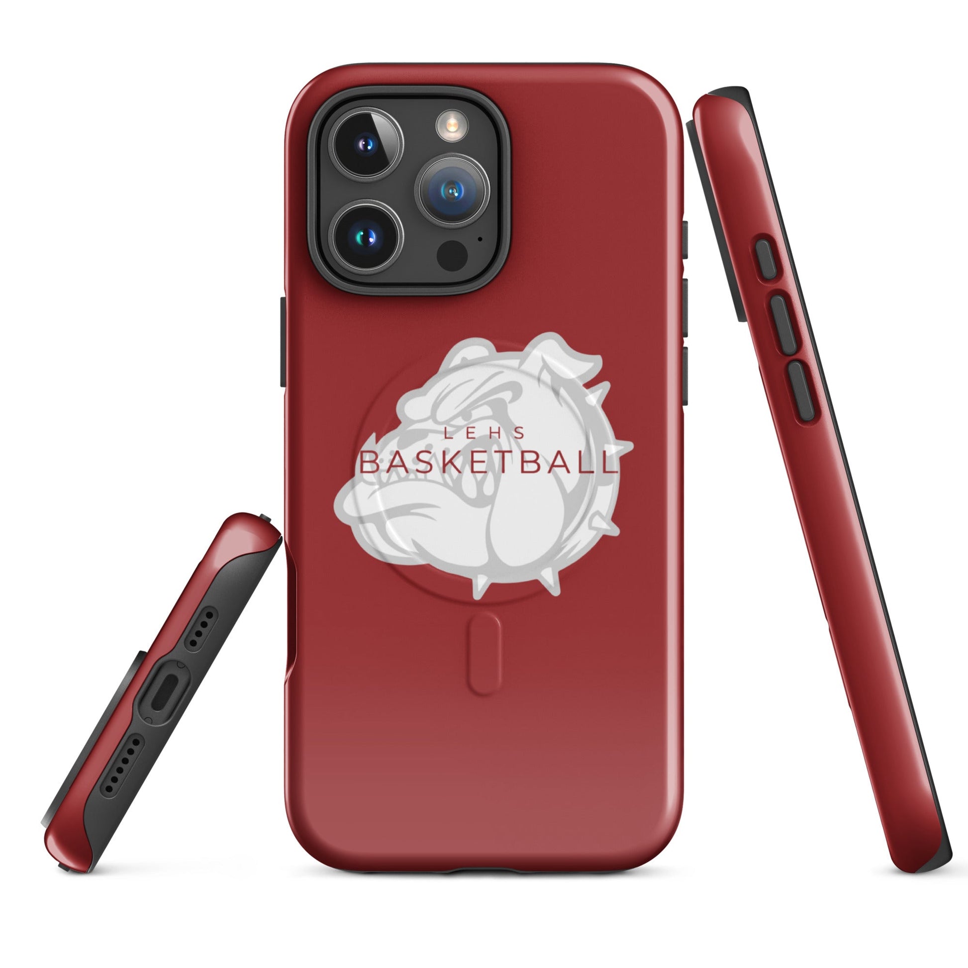 Magsafe Tough Case for iPhone | Lynn English Cheerleading | Bulldogs Basketball Logo