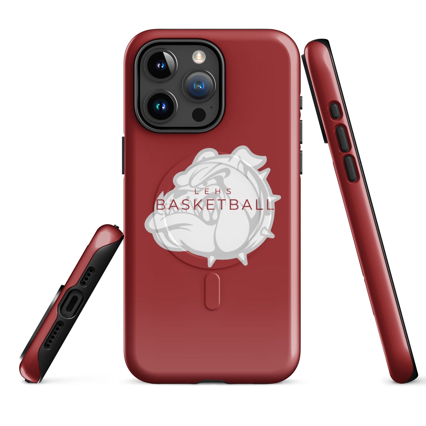 Magsafe Tough Case for iPhone | Lynn English Cheerleading | Bulldogs Basketball Logo