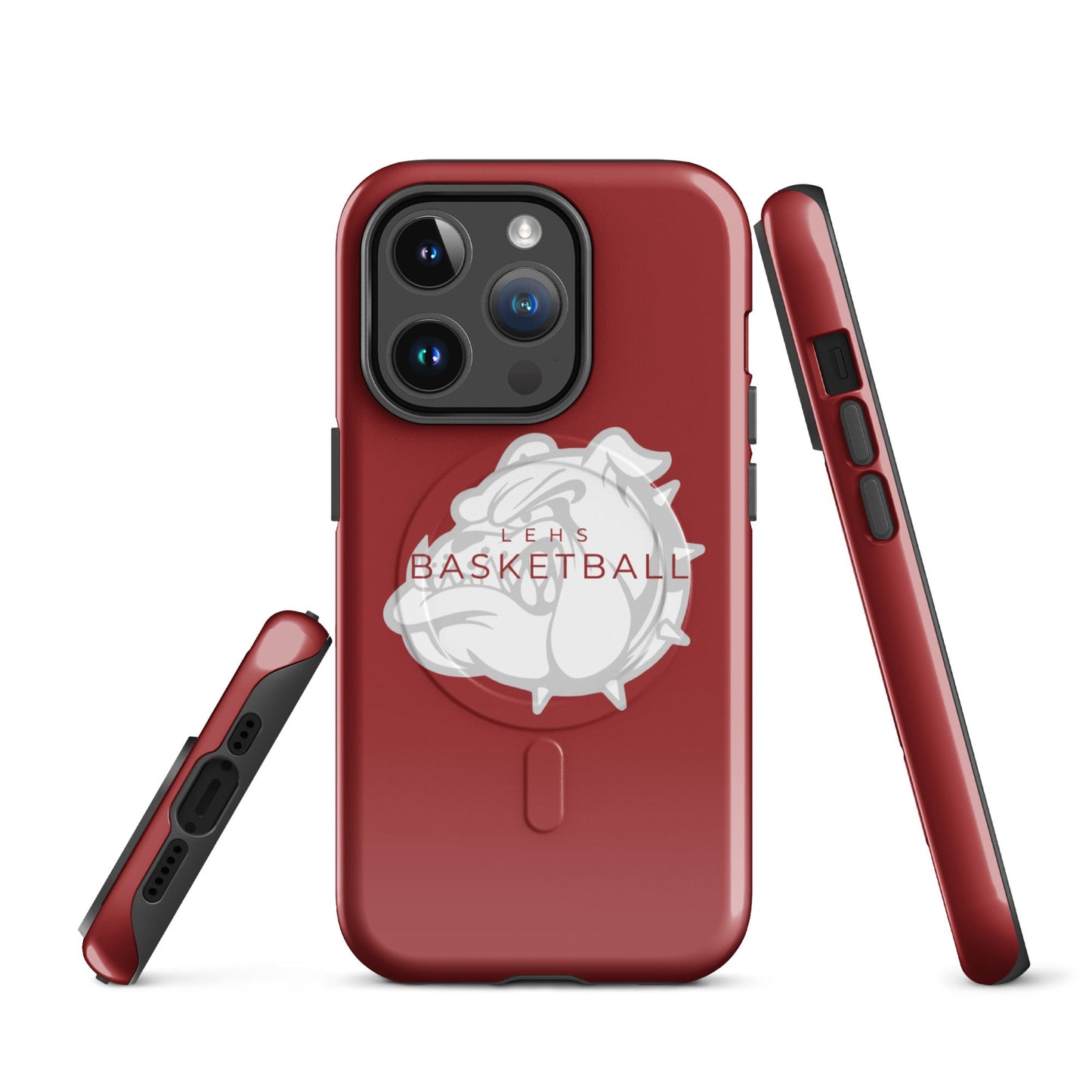 Magsafe Tough Case for iPhone | Lynn English Cheerleading | Bulldogs Basketball Logo
