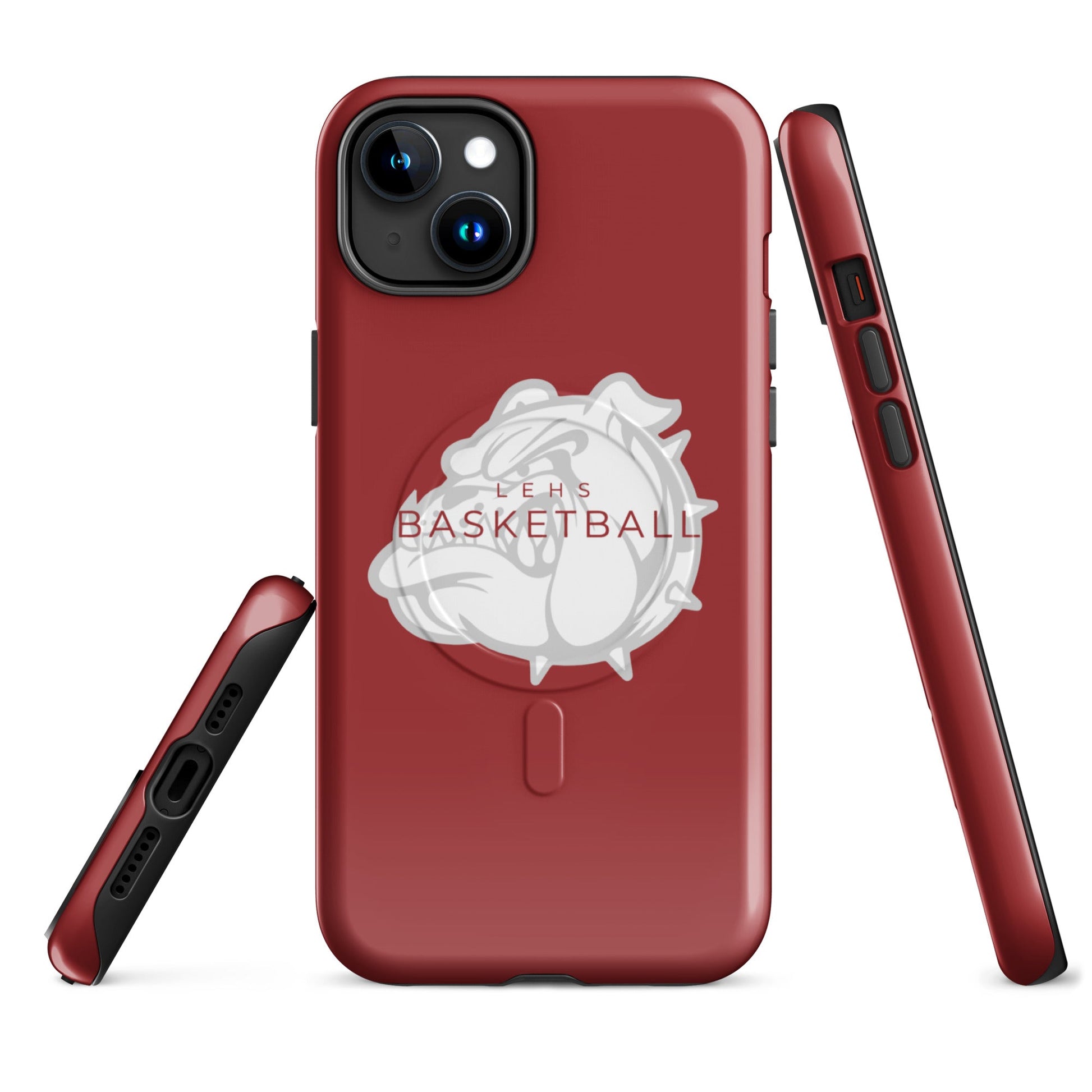 Magsafe Tough Case for iPhone | Lynn English Cheerleading | Bulldogs Basketball Logo