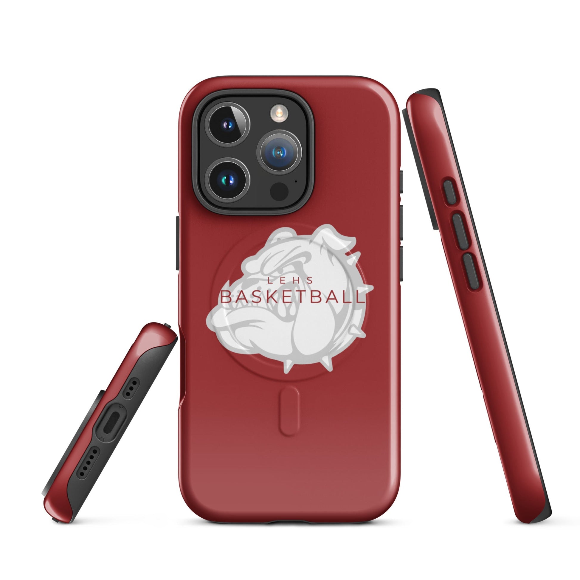 Magsafe Tough Case for iPhone | Lynn English Cheerleading | Bulldogs Basketball Logo