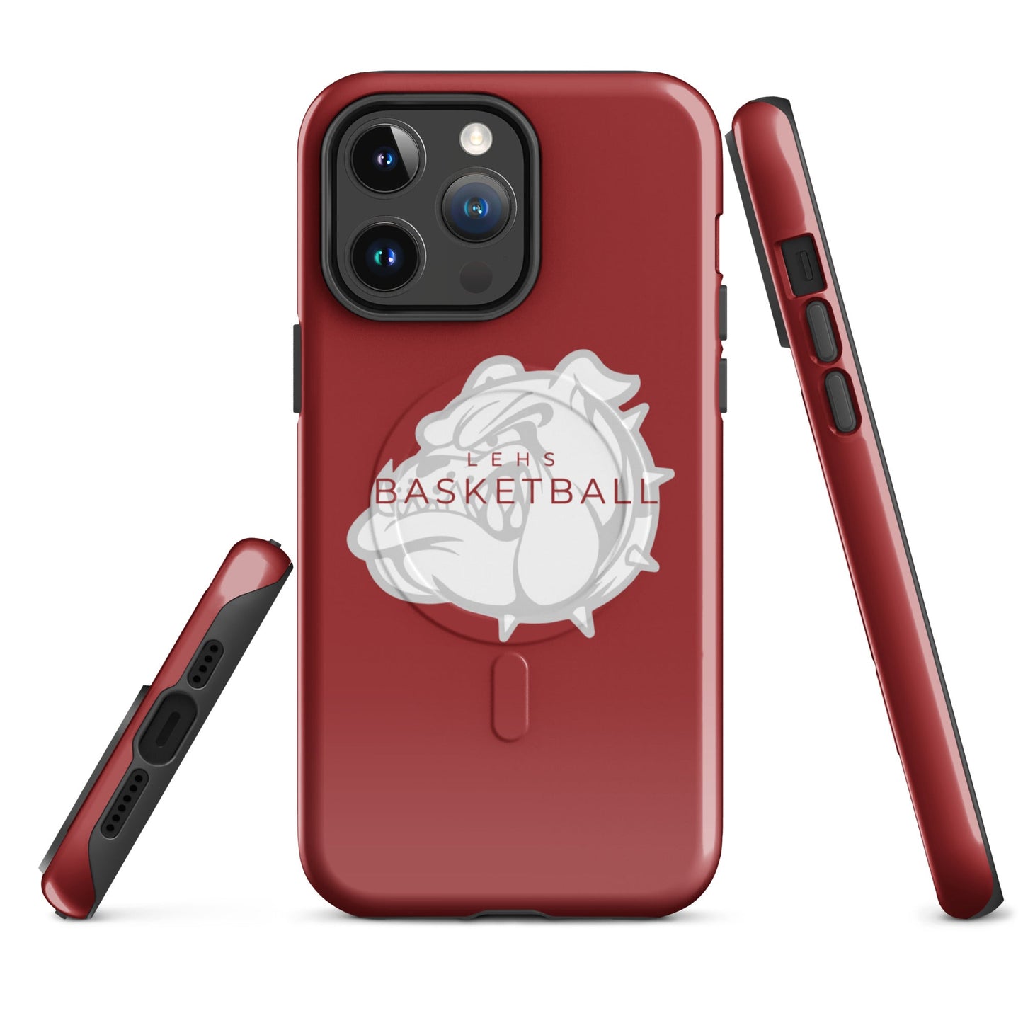 Magsafe Tough Case for iPhone | Lynn English Cheerleading | Bulldogs Basketball Logo