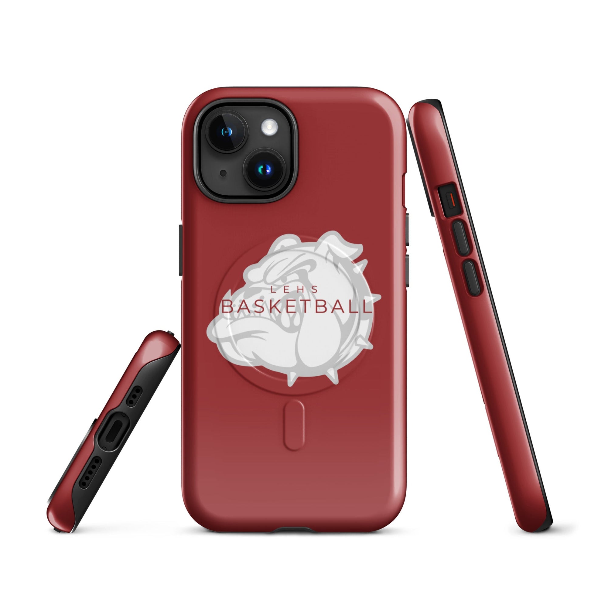Magsafe Tough Case for iPhone | Lynn English Cheerleading | Bulldogs Basketball Logo