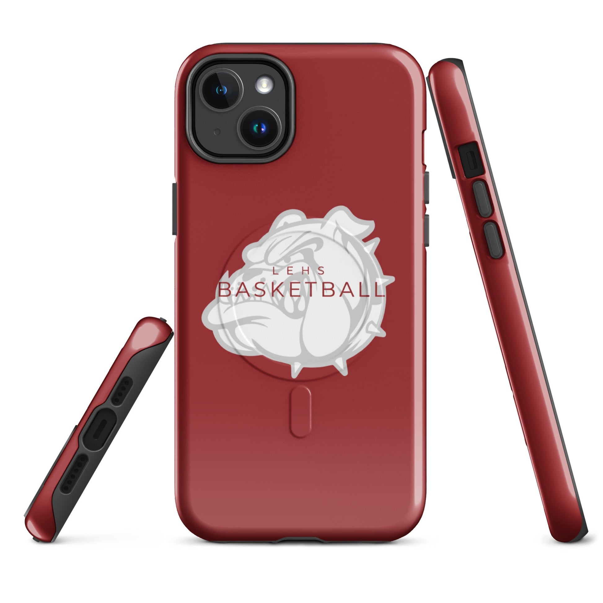 Magsafe Tough Case for iPhone | Lynn English Cheerleading | Bulldogs Basketball Logo