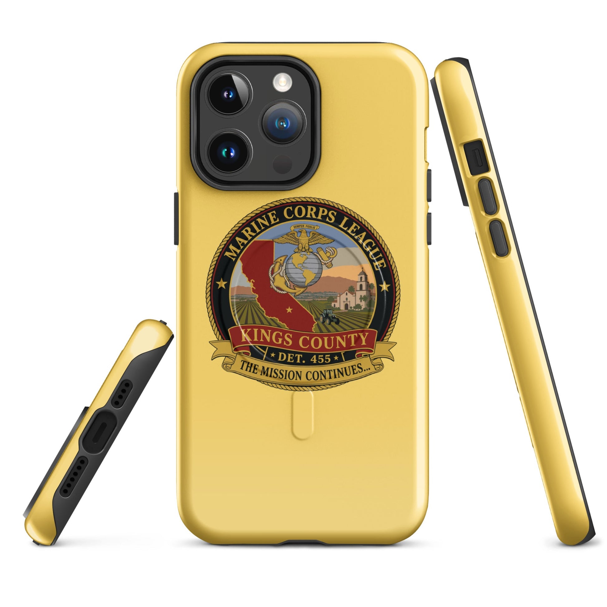 Magsafe Tough Case for iPhone | Marine Corps League kings County Det 455 | Shield Logo