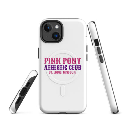 Magsafe Tough Case for iPhone | Pink Pony Athletic Club | Athletic Wordmark Logo