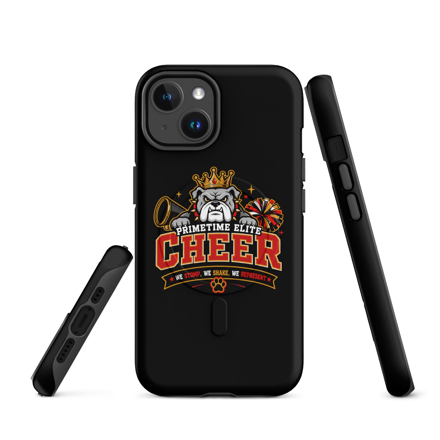Magsafe Tough Case for iPhone | PTE Bulldog Cheer | Crest Logo