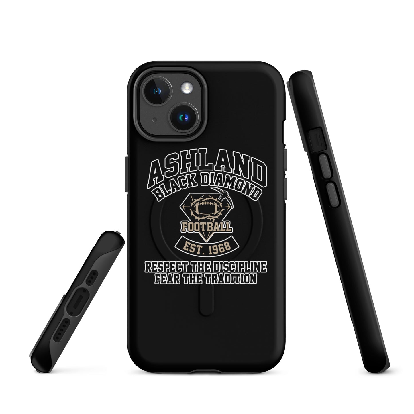 Magsafe Tough Case for iPhone | Ashland Black Diamonds | Emblem Logo