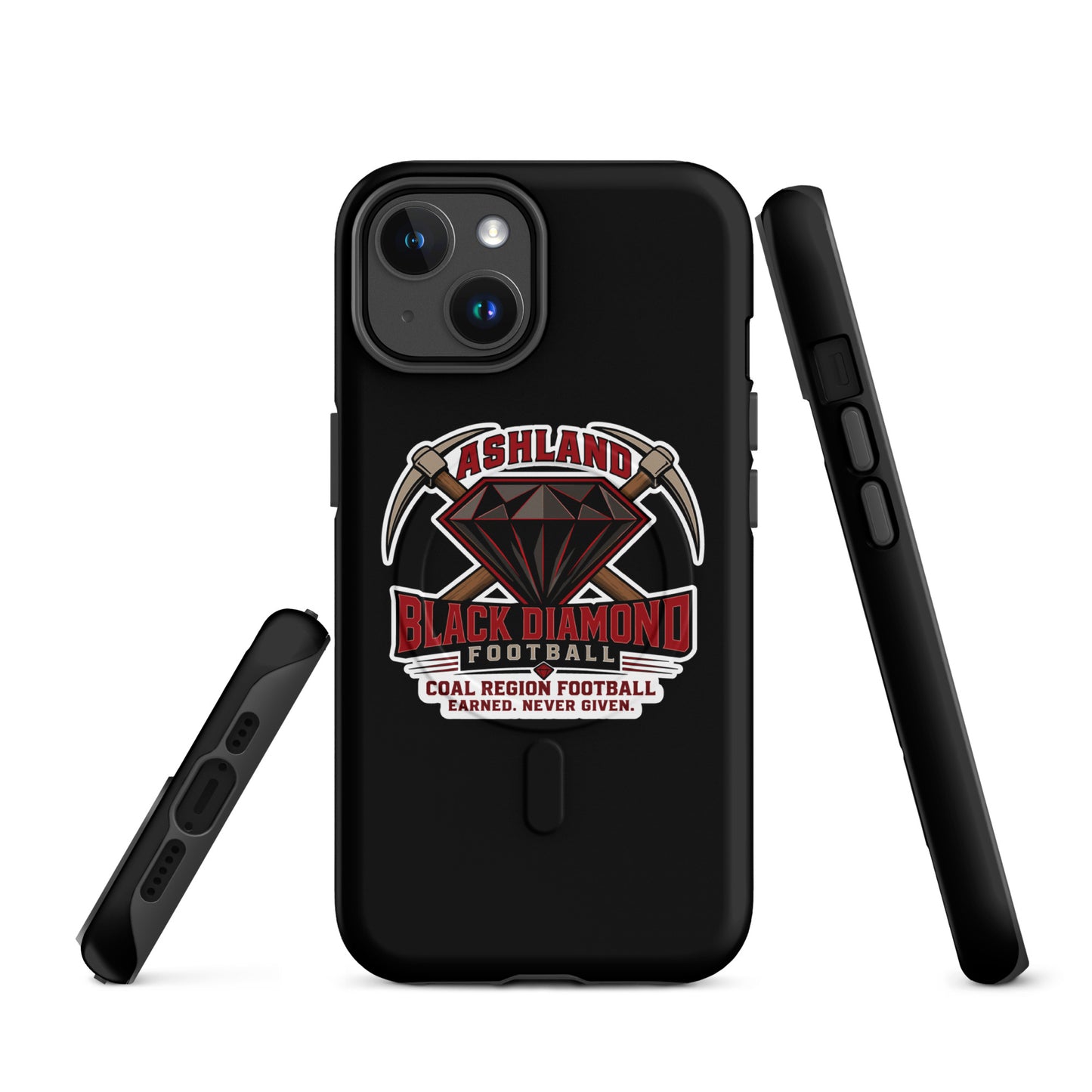 Magsafe Tough Case for iPhone | Ashland Black Diamonds | Vanguard Logo
