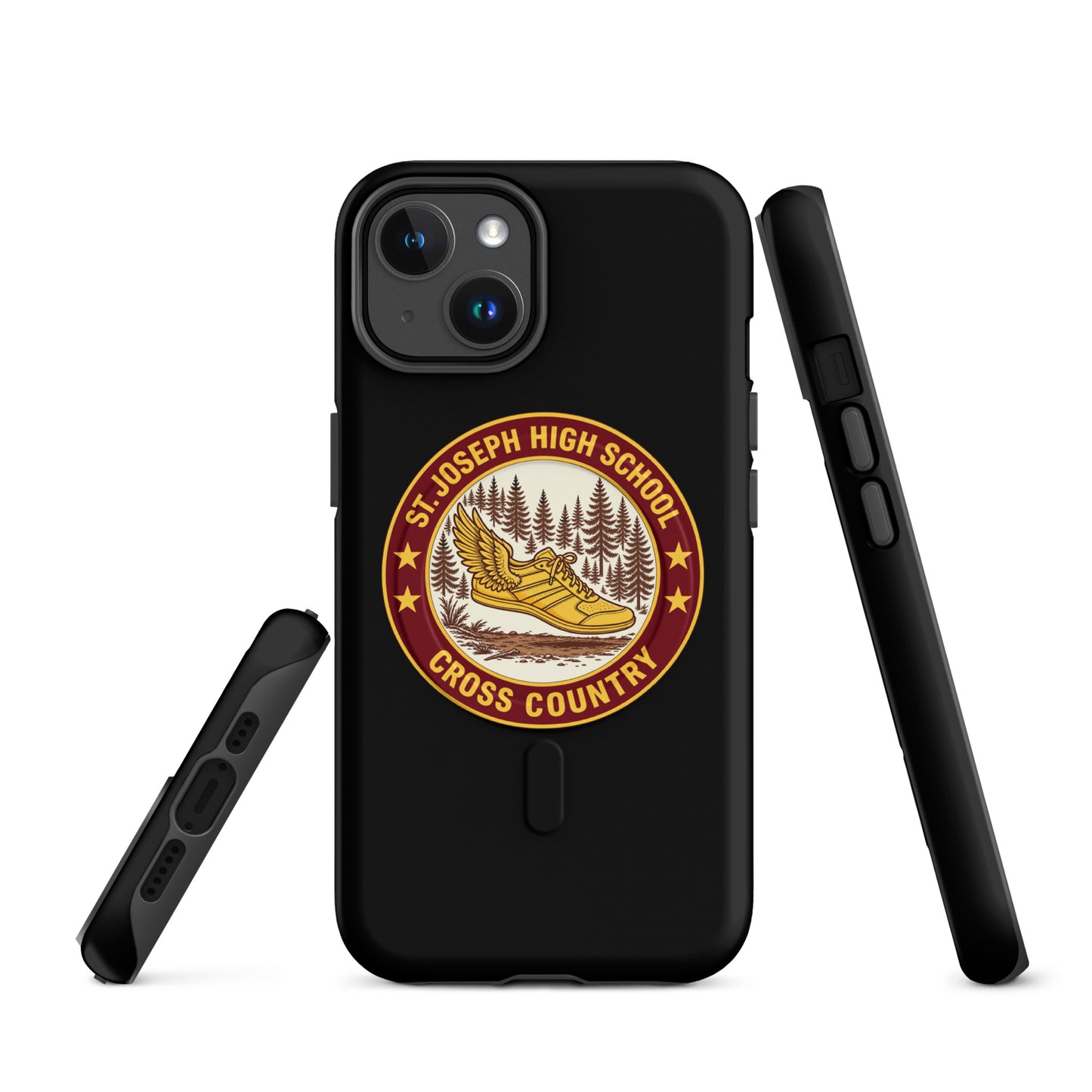 Magsafe Tough Case for iPhone | St. Joseph High School - Cross Country | Badge Logo