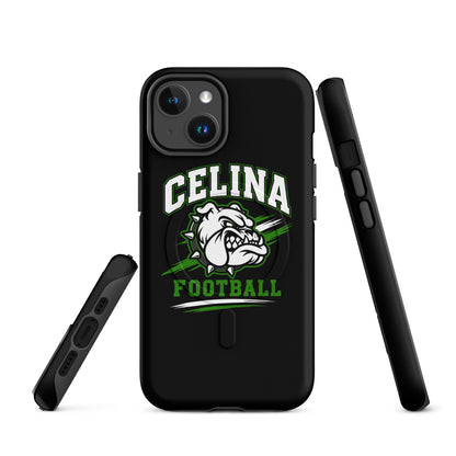 Magsafe Tough Case for iPhone | Celina Black Football | Emblem Logo