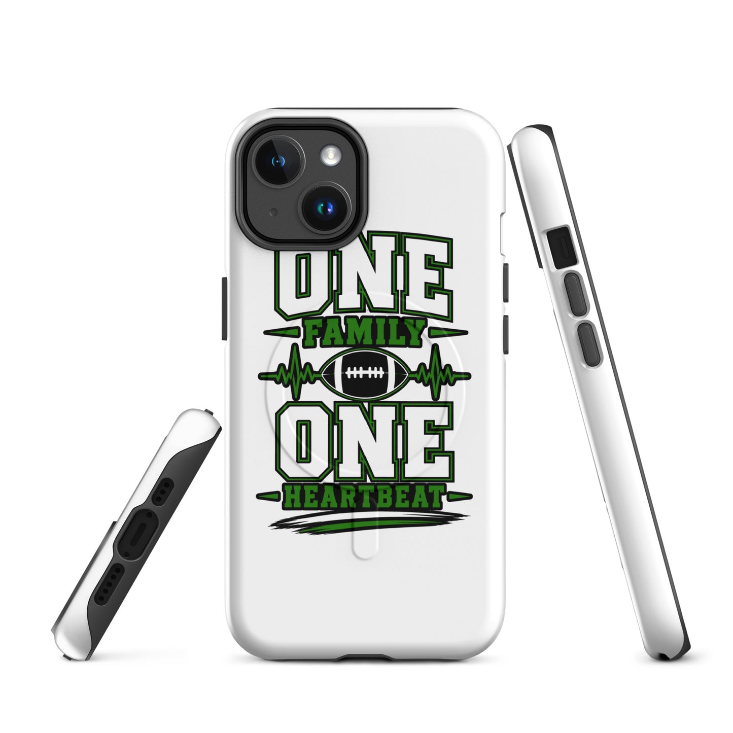 Magsafe Tough Case for iPhone | Celina Black Football | Modern Script Logo