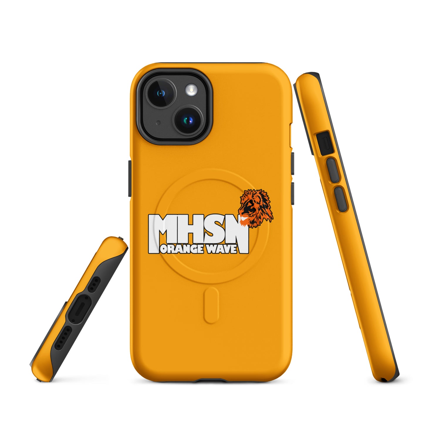 Magsafe Tough Case for iPhone | Orange Wave Marching Band | Crest Logo