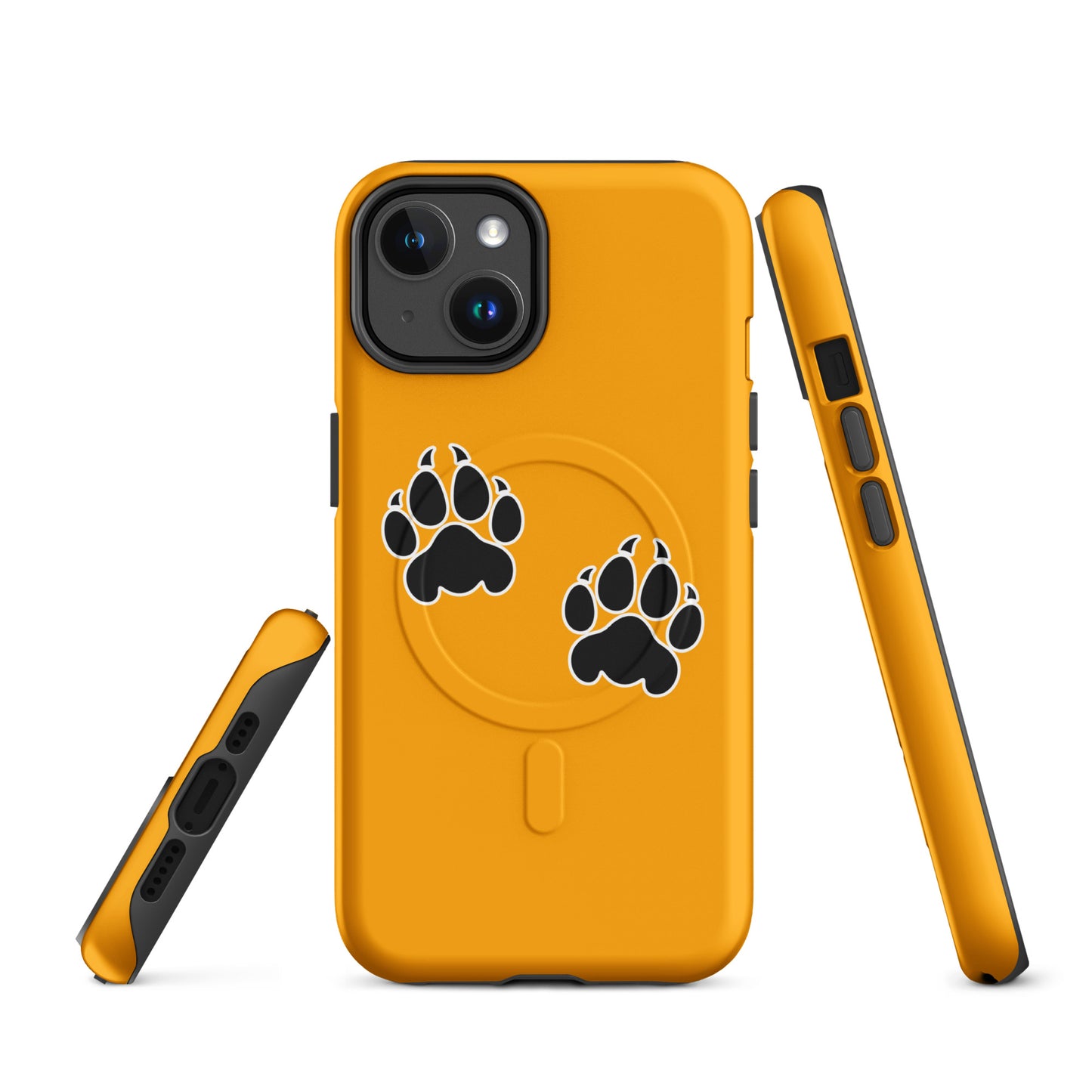 Magsafe Tough Case for iPhone | Orange Wave Marching Band | Paw Mark Logo
