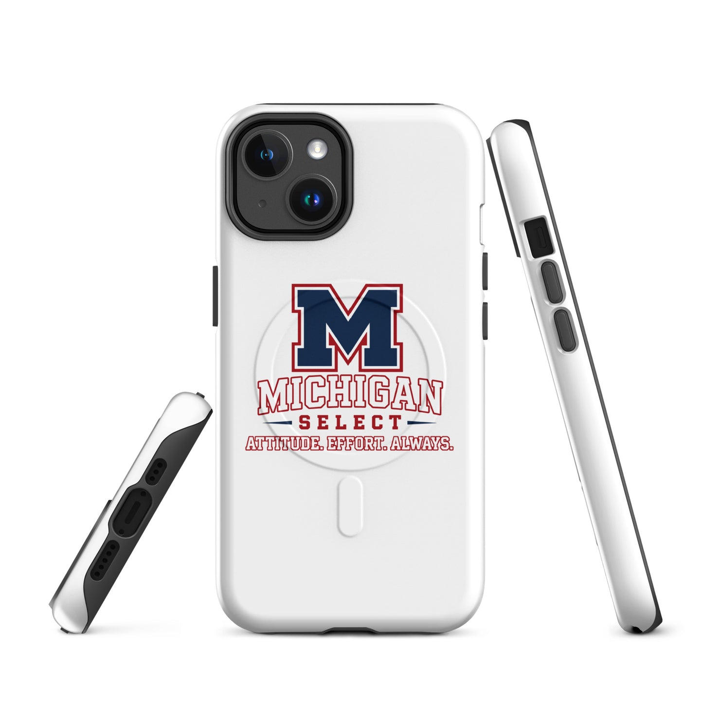 Magsafe Tough Case for iPhone | Michigan Select Baseball | Crest Logo