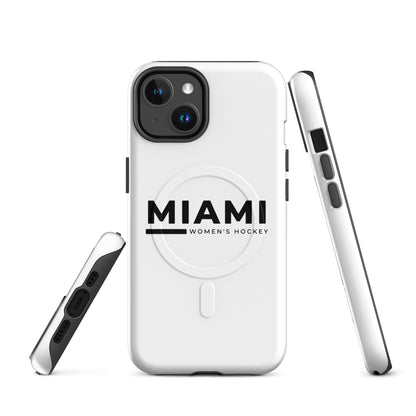 Magsafe Tough Case for iPhone | Miami Women's Hockey | Lettermark Logo