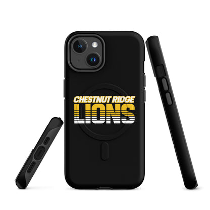 Magsafe Tough Case for iPhone | Chestnut Ridge Lions Football | Script Logo