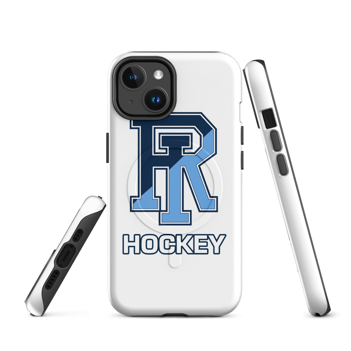 Magsafe Tough Case for iPhone | URI Men’s Hockey | Crest Logo