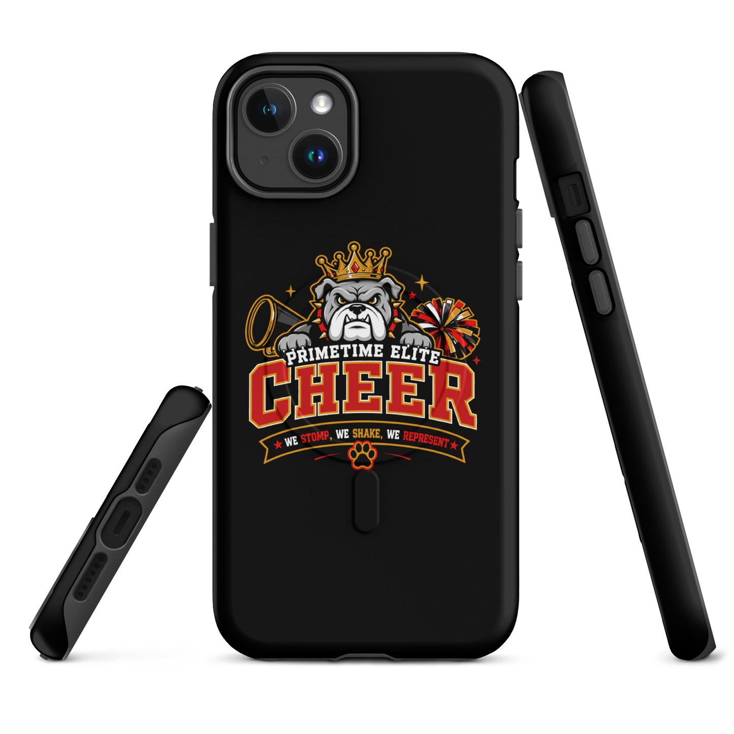 Magsafe Tough Case for iPhone | PTE Bulldog Cheer | Crest Logo