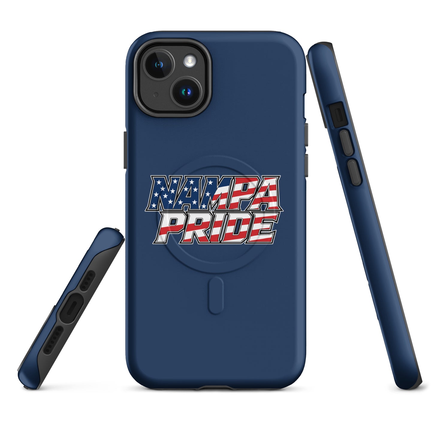 Magsafe Tough Case for iPhone | Nampa Pride | Modern Script Logo