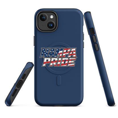 Magsafe Tough Case for iPhone | Nampa Pride | Modern Script Logo