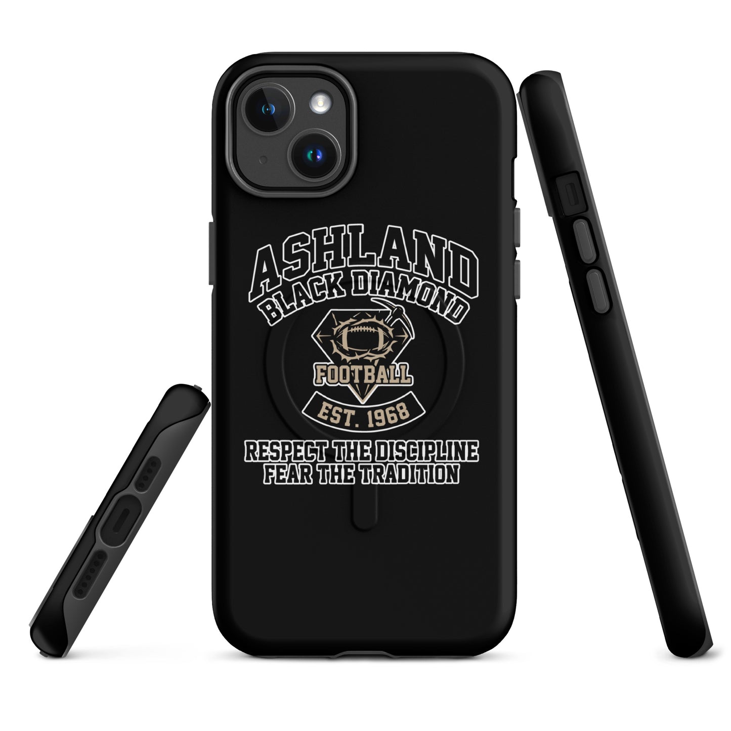 Magsafe Tough Case for iPhone | Ashland Black Diamonds | Emblem Logo