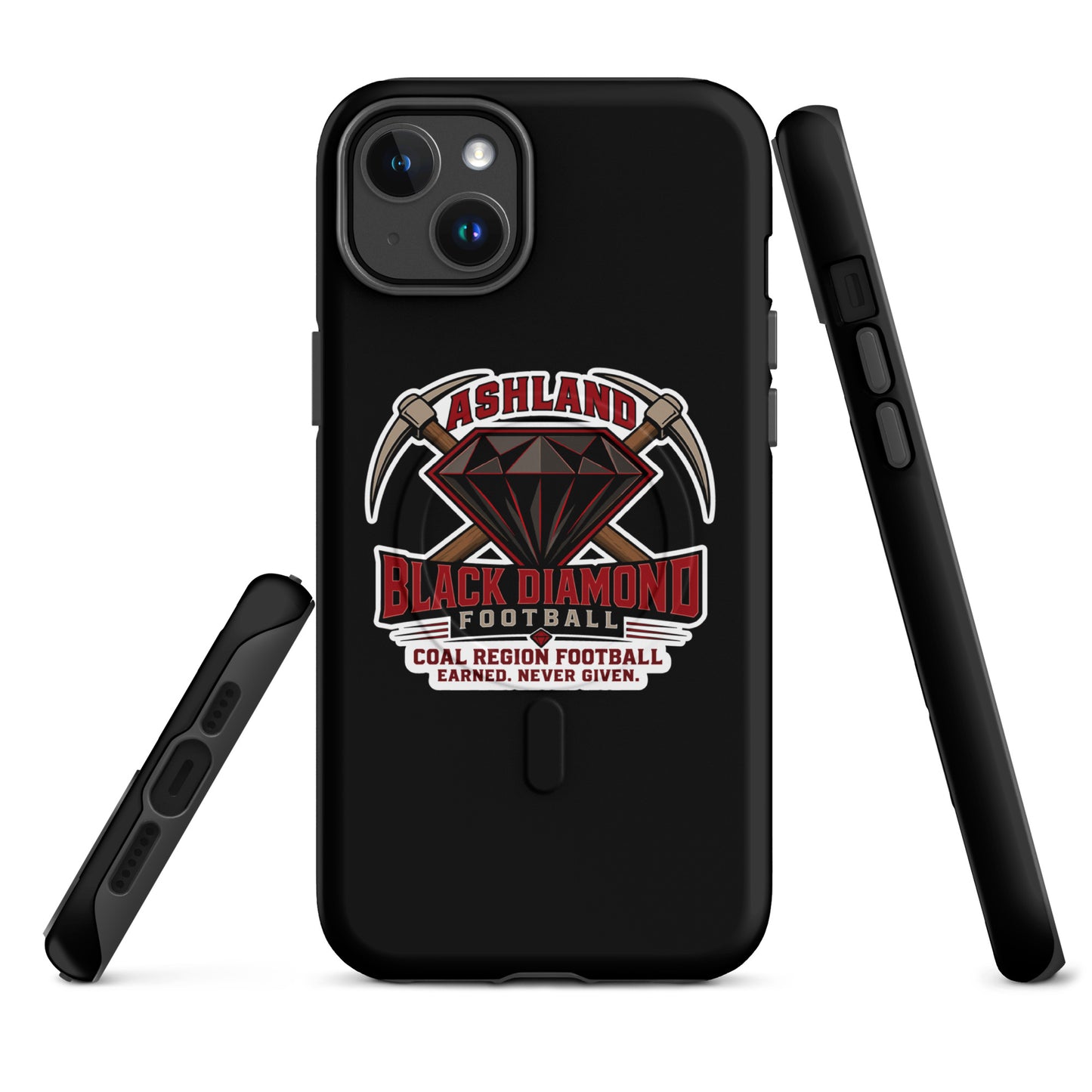Magsafe Tough Case for iPhone | Ashland Black Diamonds | Vanguard Logo