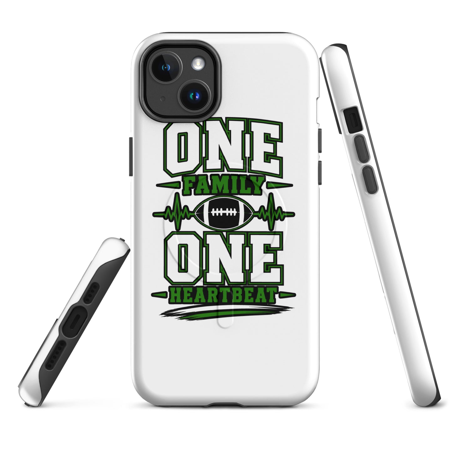 Magsafe Tough Case for iPhone | Celina Black Football | Modern Script Logo