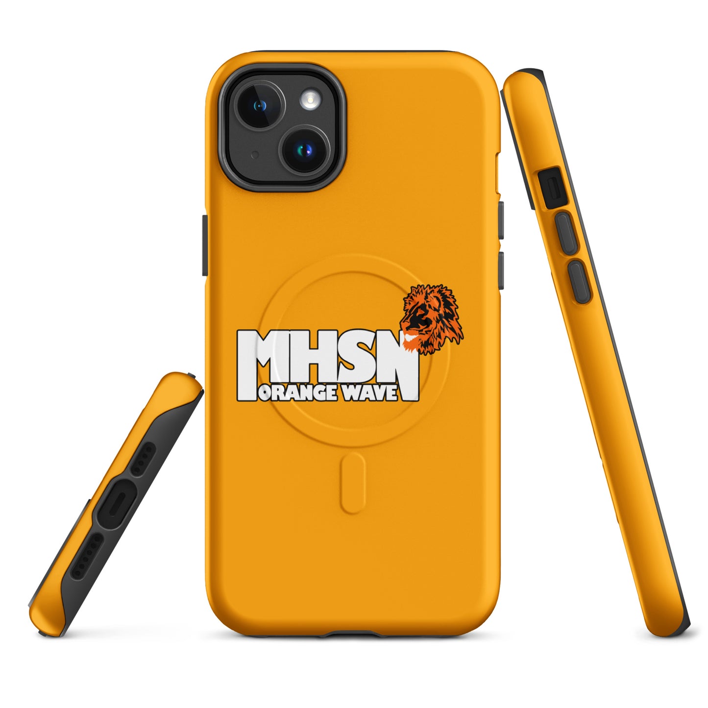 Magsafe Tough Case for iPhone | Orange Wave Marching Band | Crest Logo