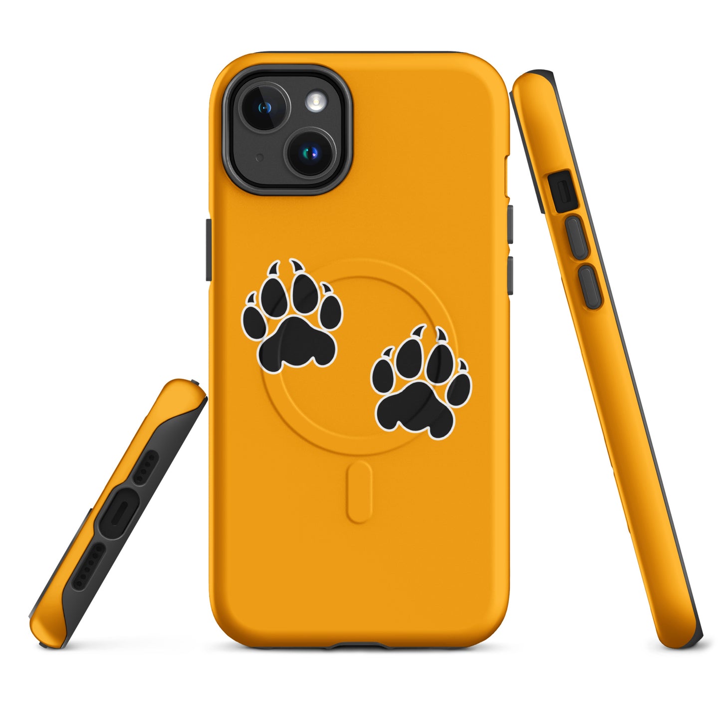 Magsafe Tough Case for iPhone | Orange Wave Marching Band | Paw Mark Logo