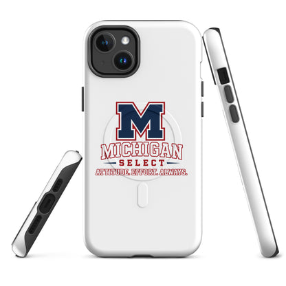 Magsafe Tough Case for iPhone | Michigan Select Baseball | Crest Logo