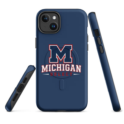 Magsafe Tough Case for iPhone | Michigan Select Baseball | Emblem Logo