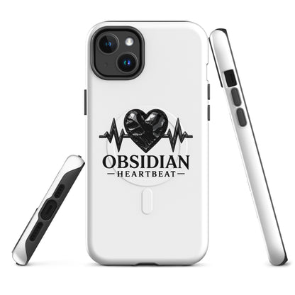 Magsafe Tough Case for iPhone | Obsidian Heartbeat | Pulse Athletics Logo