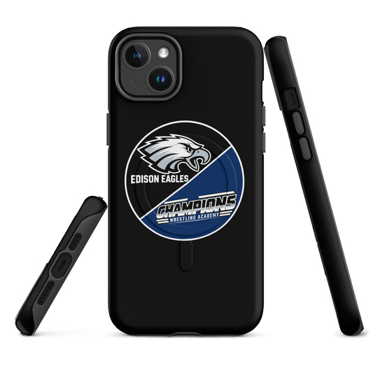 Magsafe Tough Case for iPhone | Edison Eagles/CWA Wrestling | Badge Logo